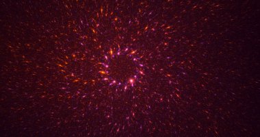 Soyut çok renkli fraktal ışık arkaplanı 3B görüntüleme