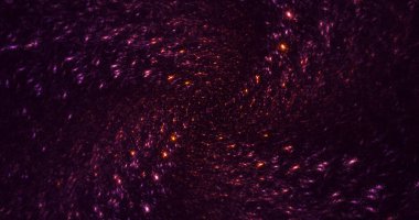 3D görüntüleme teknolojisi soyut fraktal arkaplan