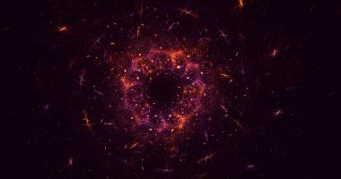 Soyut fraktal iş arkaplanı 3 boyutlu oluşturuluyor