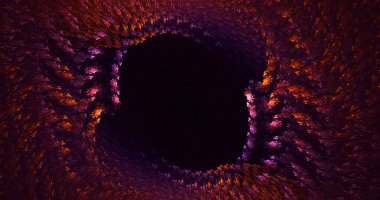 Soyut fraktal iş arkaplanı 3 boyutlu oluşturuluyor