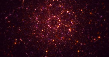 3B, soyut fantezi ışık fraktal arkaplanı oluşturma