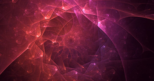 3D rendering abstract fantasy light fractal background
