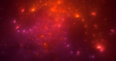 Üç boyutlu soyut fraktal elektromanyetik arkaplan oluşturma 