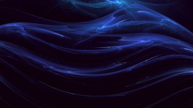 3B soyut renkli fraktal ışık arkaplanı oluşturma