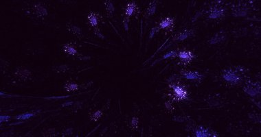 3B, soyut yuvarlak ışık arkaplanı oluşturma