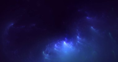 3B soyut renkli fraktal ışık arkaplanı oluşturma