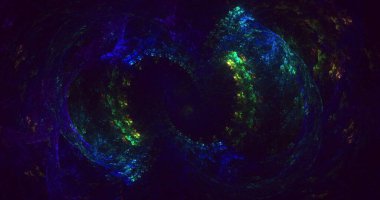 Soyut fraktal çokgen arkaplanı 3B biçimlendiriliyor 