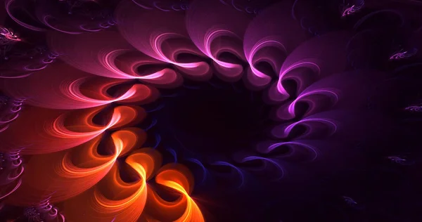 Rendering Abstract Fractal Polygon Background — Stock Photo, Image