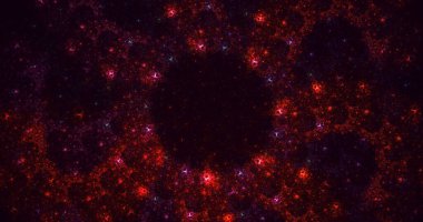 Soyut çok renkli fraktal ışık arkaplanı 3B görüntüleme