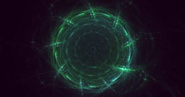 Soyut çok renkli fraktal ışık arkaplanı 3B görüntüleme