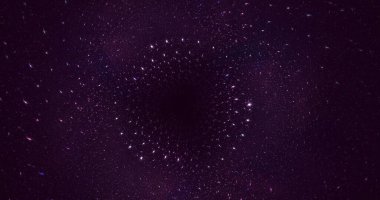 Soyut fraktal ışık arkaplanı 3 boyutlu oluşturuluyor