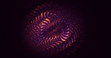 3D görüntüleme teknolojisi soyut fraktal arkaplan