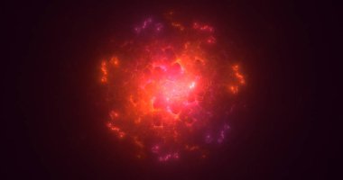 Soyut çember ışık arkaplanı oluşturuluyor