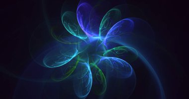 3B soyut yuvarlak ışık arkaplanı oluşturma