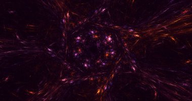 3B soyut yuvarlak ışık arkaplanı oluşturma