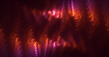 3D görüntüleme teknolojisi soyut fraktal arkaplan