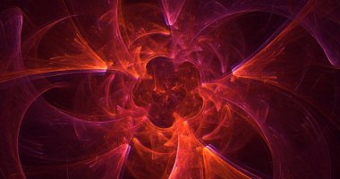 Soyut fraktal çokgen arkaplanı 3B biçimlendiriliyor 