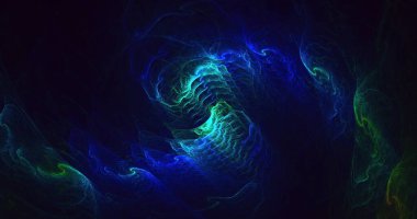 Soyut fraktal çokgen arkaplanı 3B biçimlendiriliyor 