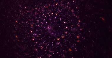 3D görüntüleme teknolojisi soyut fraktal arkaplan