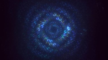 Soyut alan ve nebula arkaplanı 3B biçimlendiriliyor 