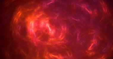 3B soyut viral şekil fraktal arkaplan oluşturma