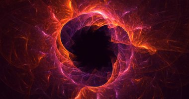 3B, soyut yuvarlak ışık arkaplanı oluşturma