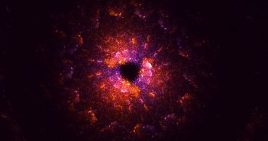 3B, soyut yuvarlak ışık arkaplanı oluşturma