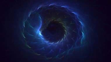 3B soyut yuvarlak ışık arkaplanı oluşturma