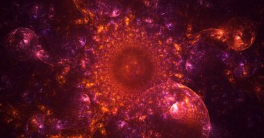 3B, soyut yuvarlak ışık arkaplanı oluşturma