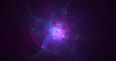 Soyut fraktal çokgen arkaplanı 3B biçimlendiriliyor