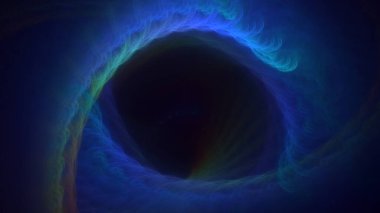 3D görüntüleme teknolojisi soyut fraktal arkaplan