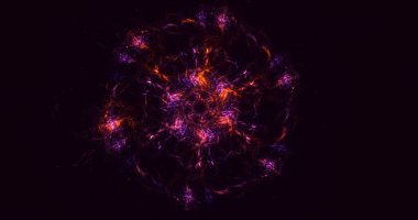 3B, soyut yuvarlak ışık arkaplanı oluşturma