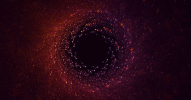 3B, soyut yuvarlak ışık arkaplanı oluşturma