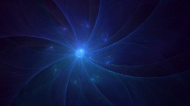 3B el ile soyut renkli fraktal ışık arkaplanı oluşturma