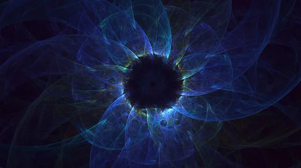 3Dマニュアルレンダリング抽象円ライト背景 — ストック写真