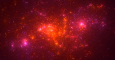 Fraktal 3D görüntüleme soyut ve parlak arkaplan