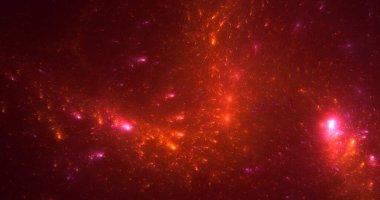 Fraktal 3D görüntüleme soyut ve parlak arkaplan