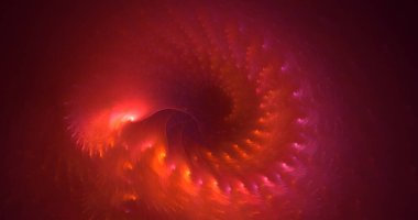 3B elle hazırlanmış soyut yuvarlak ışık arkaplanı