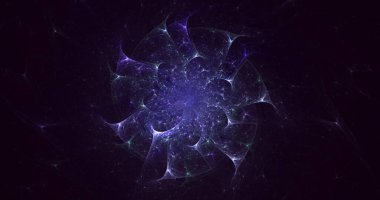 Soyut fraktal çokgen arkaplanı 3B elle hazırlama 