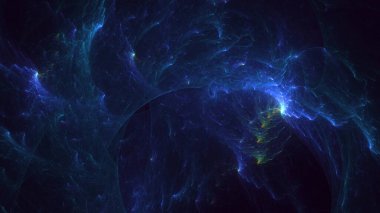 3B el kitabı, soyut çok renkli süpernova fraktal ışık arkaplanı