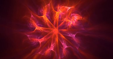 3B elle hazırlanmış soyut yuvarlak ışık arkaplanı