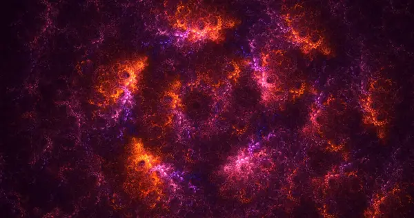 3B el ile soyut renkli fraktal ışık arkaplanı oluşturma