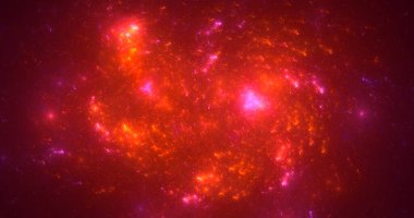 3B el ile soyut renkli fraktal ışık arkaplanı oluşturma