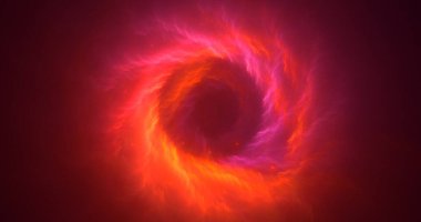 Soyut çok renkli fraktal ışık arkaplanı 3B görüntüleme