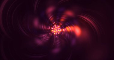 3B elle hazırlanmış soyut fantezi ışık fraktal arkaplan