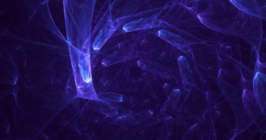 3B elle hazırlanmış soyut fantezi ışık fraktal arkaplan