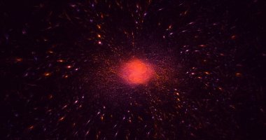 Fraktal 3D görüntüleme soyut ve parlak arkaplan