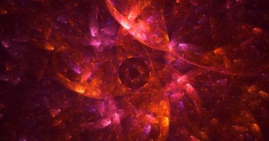 Fraktal 3D görüntüleme soyut ve parlak arkaplan