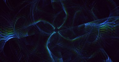 Fraktal 3D görüntüleme soyut ve parlak arkaplan