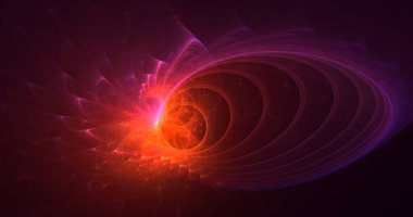 Soyut fraktal çokgen arkaplanı 3B elle hazırlama 